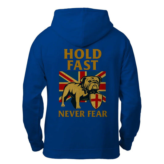 English Zip Hoodie - Hold Fast Hoodieuk Unisex Streetwear - Celtic Wolfwear