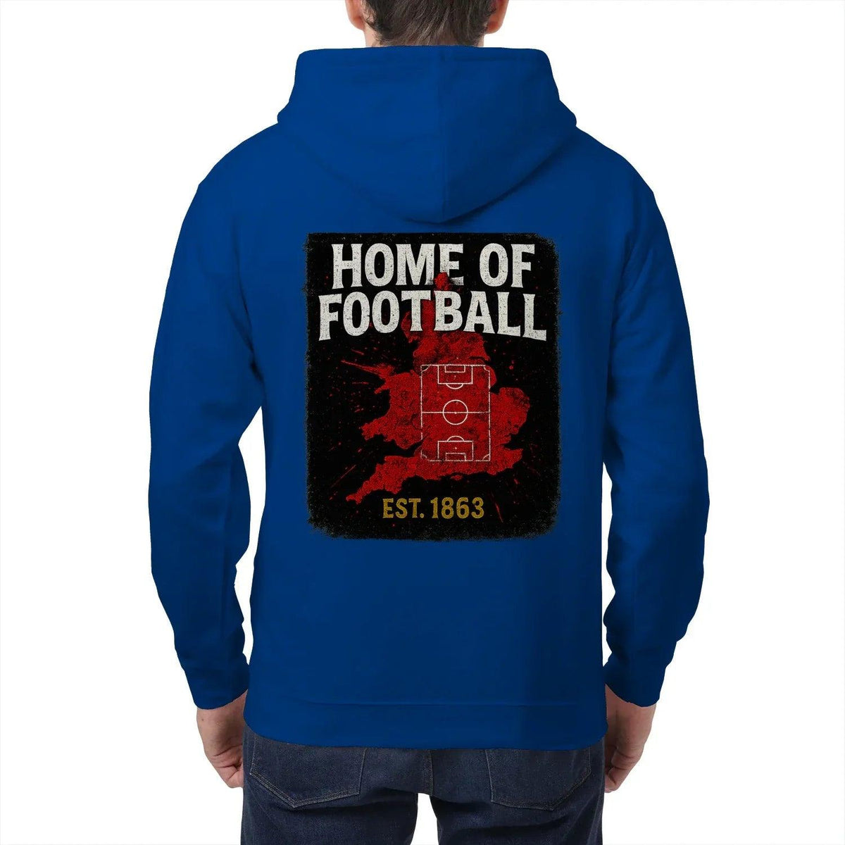 English Zip Hoodie - Home of 1863 Matchday, Unisex - Celtic Wolfwear