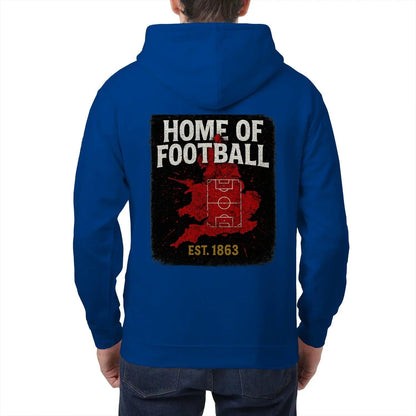 English Zip Hoodie - Home of 1863 Matchday, Unisex - Celtic Wolfwear
