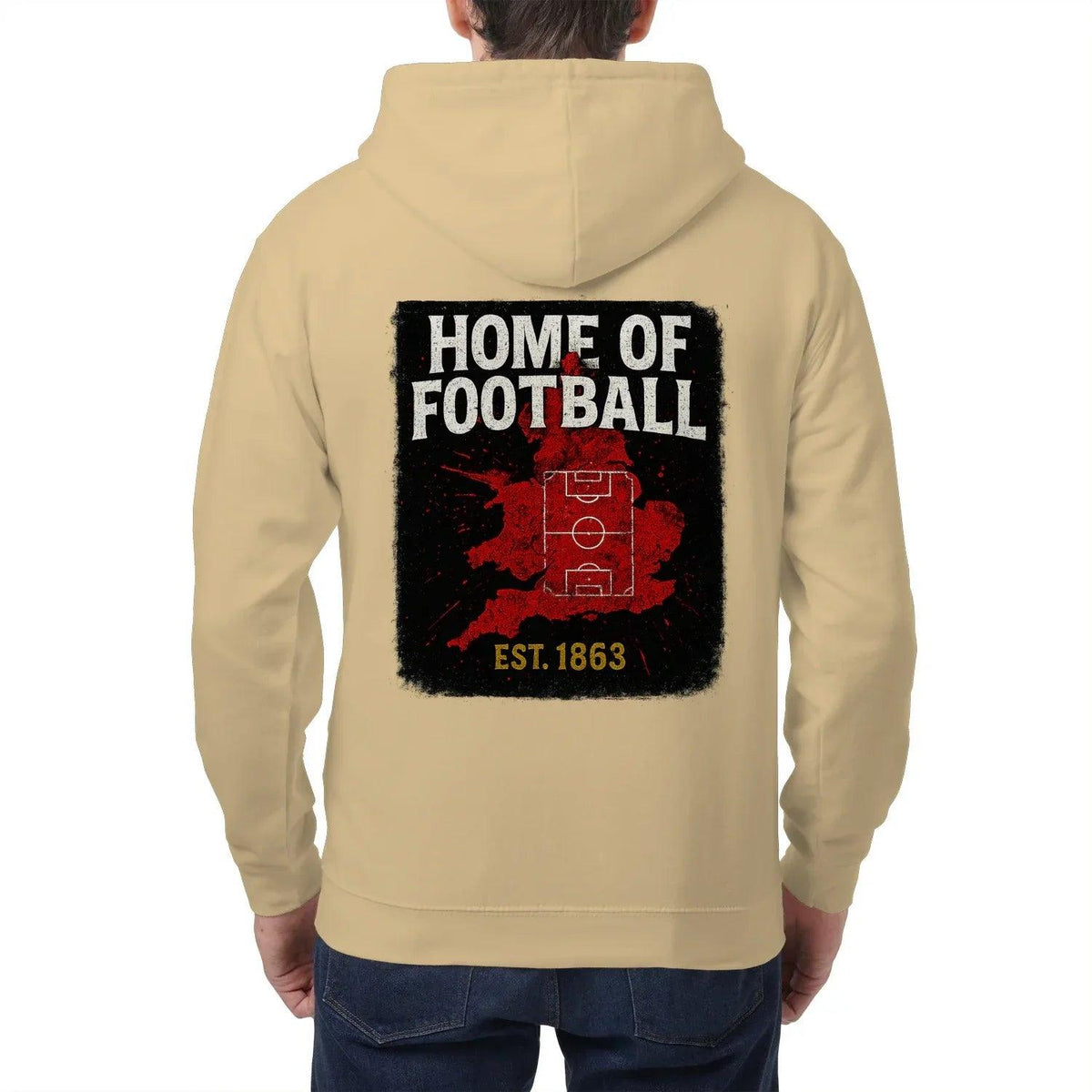 English Zip Hoodie - Home of 1863 Matchday, Unisex - Celtic Wolfwear