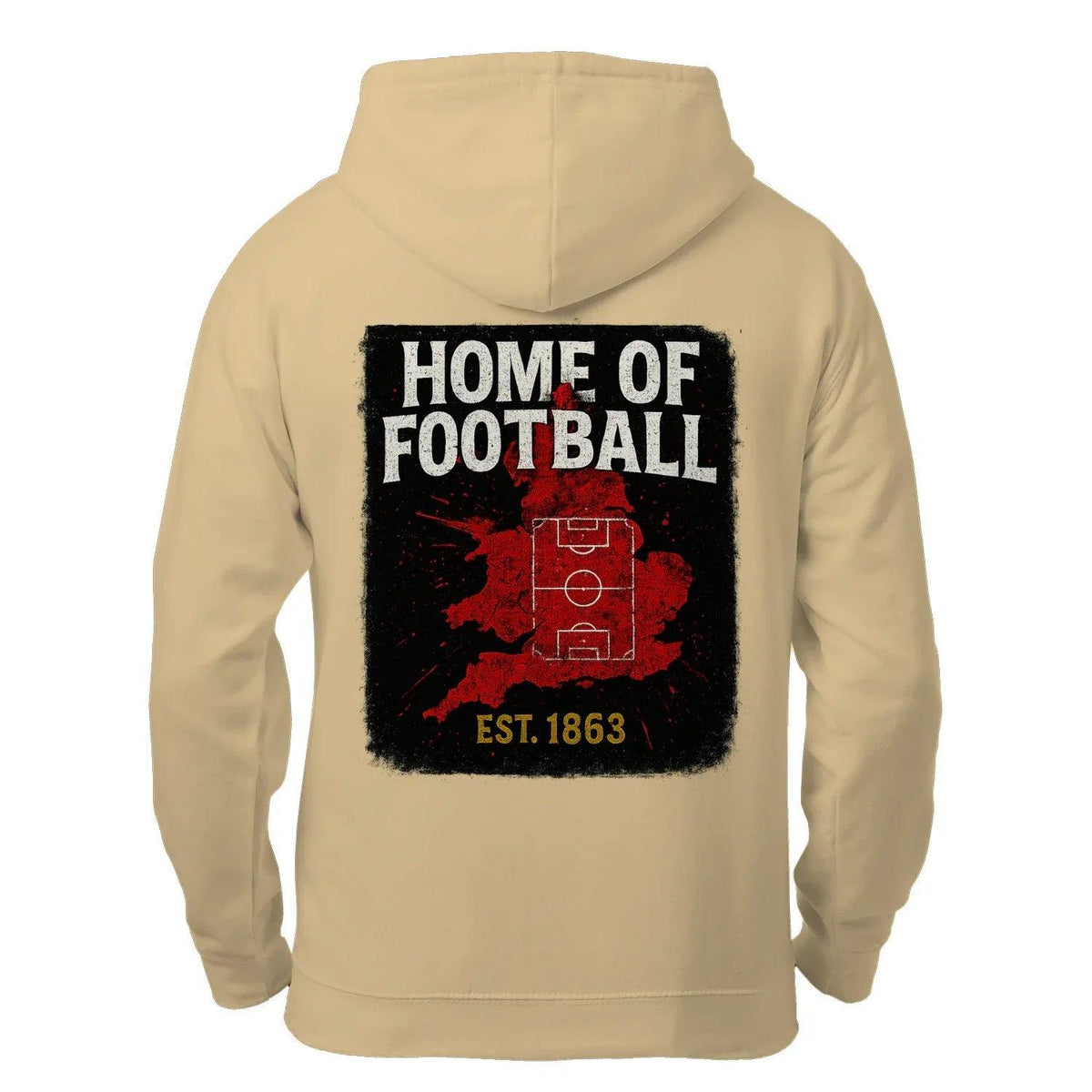 English Zip Hoodie - Home of 1863 Matchday, Unisex - Celtic Wolfwear