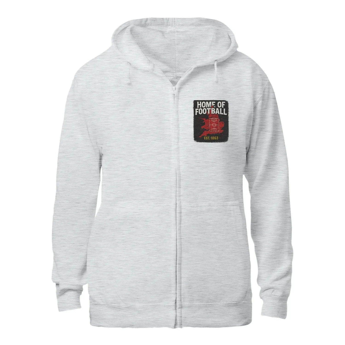 English Zip Hoodie - Home of 1863 Matchday, Unisex - Celtic Wolfwear