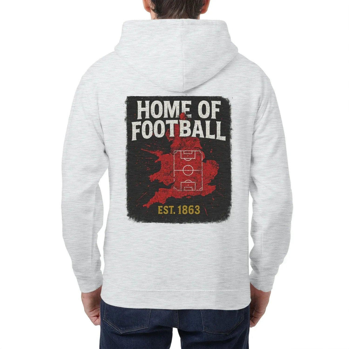 English Zip Hoodie - Home of 1863 Matchday, Unisex - Celtic Wolfwear