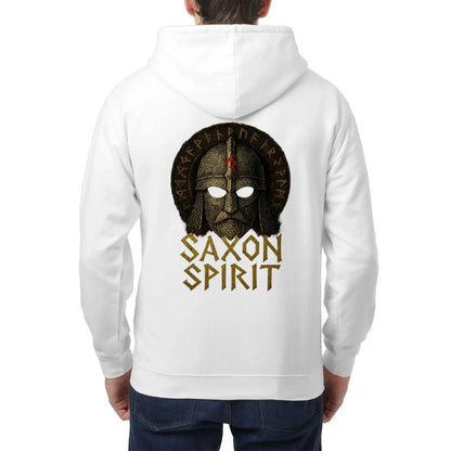 English Zip Hoodie - Saxon Spirit Heritage, Unisex - Celtic Wolfwear
