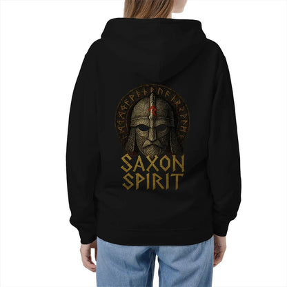English Zip Hoodie - Saxon Spirit Heritage, Unisex - Celtic Wolfwear