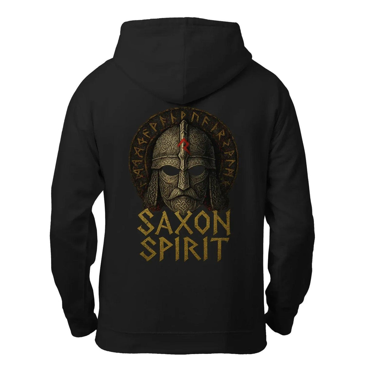English Zip Hoodie - Saxon Spirit Heritage, Unisex - Celtic Wolfwear