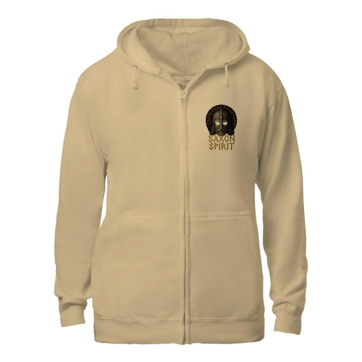 English Zip Hoodie - Saxon Spirit Heritage, Unisex - Celtic Wolfwear