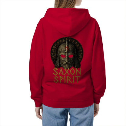 English Zip Hoodie - Saxon Spirit Heritage, Unisex - Celtic Wolfwear