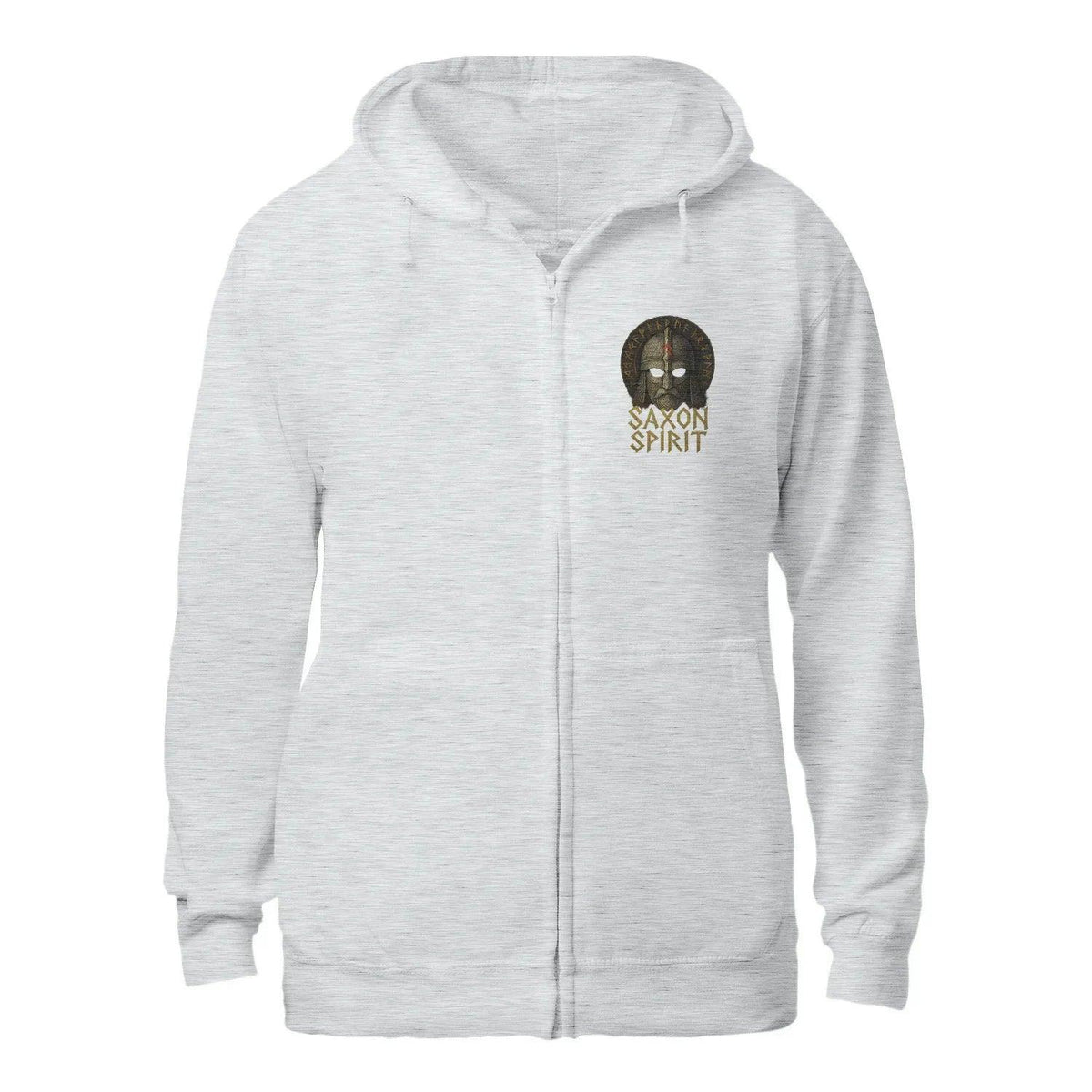 English Zip Hoodie - Saxon Spirit Heritage, Unisex - Celtic Wolfwear