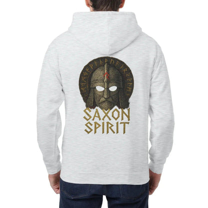 English Zip Hoodie - Saxon Spirit Heritage, Unisex - Celtic Wolfwear