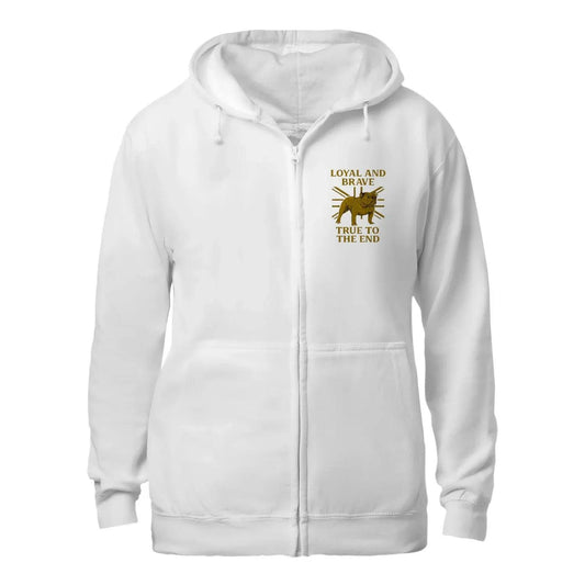 English Zip Hoodie - UK, Terrace-Inspired Streetwear - Celtic Wolfwear