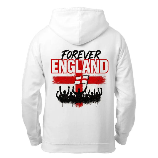 Forever England Cross Shield Zip Hoodie – Matchday - Celtic Wolfwear