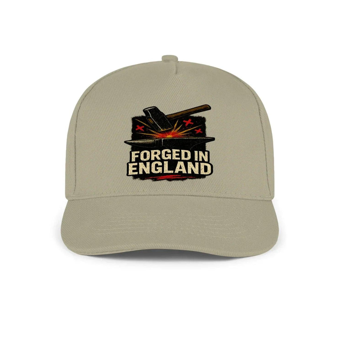 Forged in England Baseball Cap – Anvil & Hammer Graphic - Celtic Wolfwear