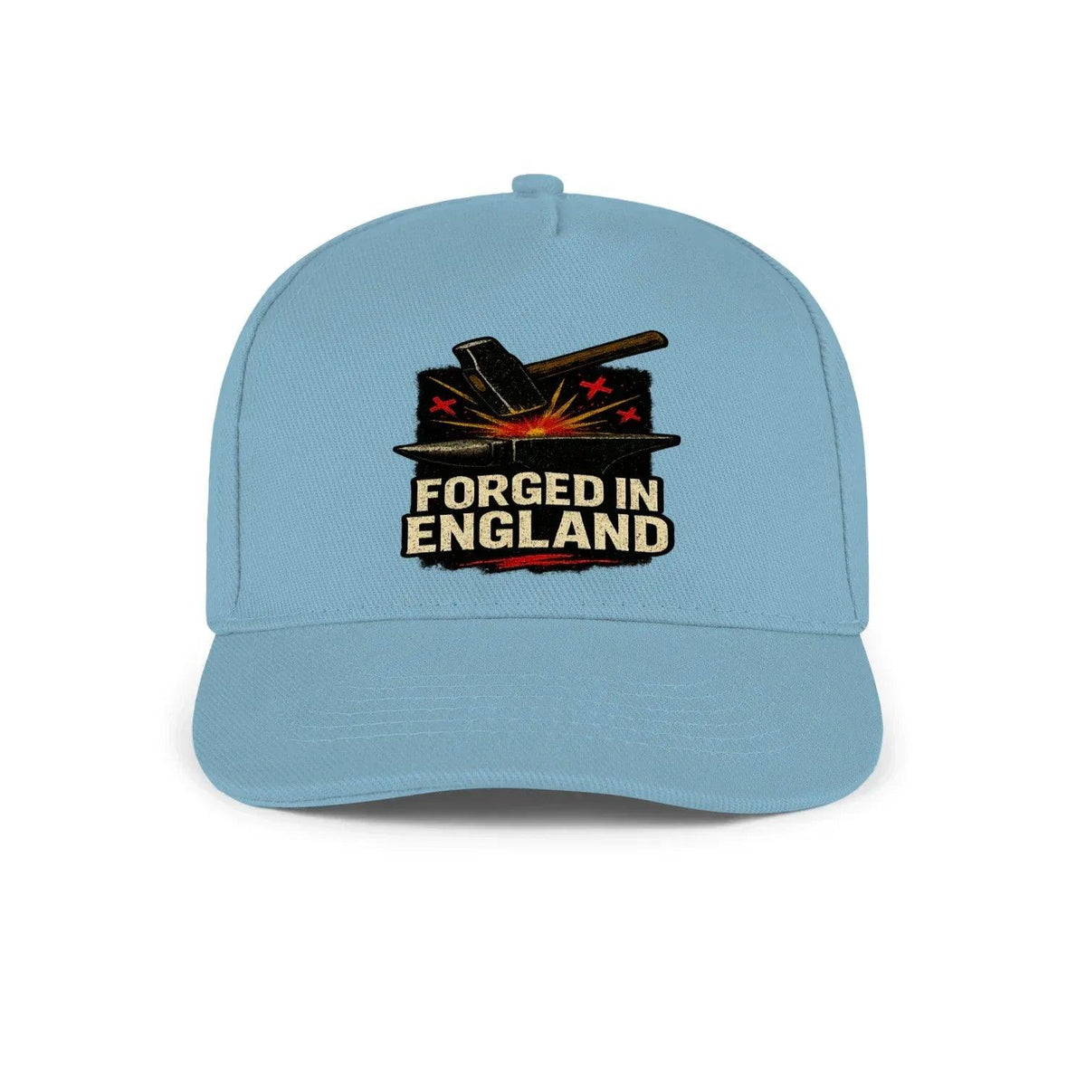 Forged in England Baseball Cap – Anvil & Hammer Graphic - Celtic Wolfwear