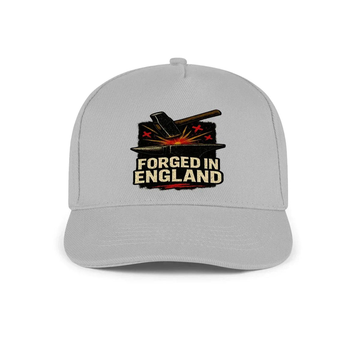 Forged in England Baseball Cap – Anvil & Hammer Graphic - Celtic Wolfwear