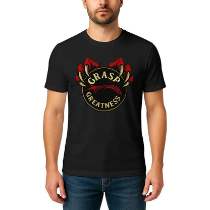 Grasp Greatness Welsh Dragon T-Shirt – Heritage Graphic Tee - Celtic Wolfwear
