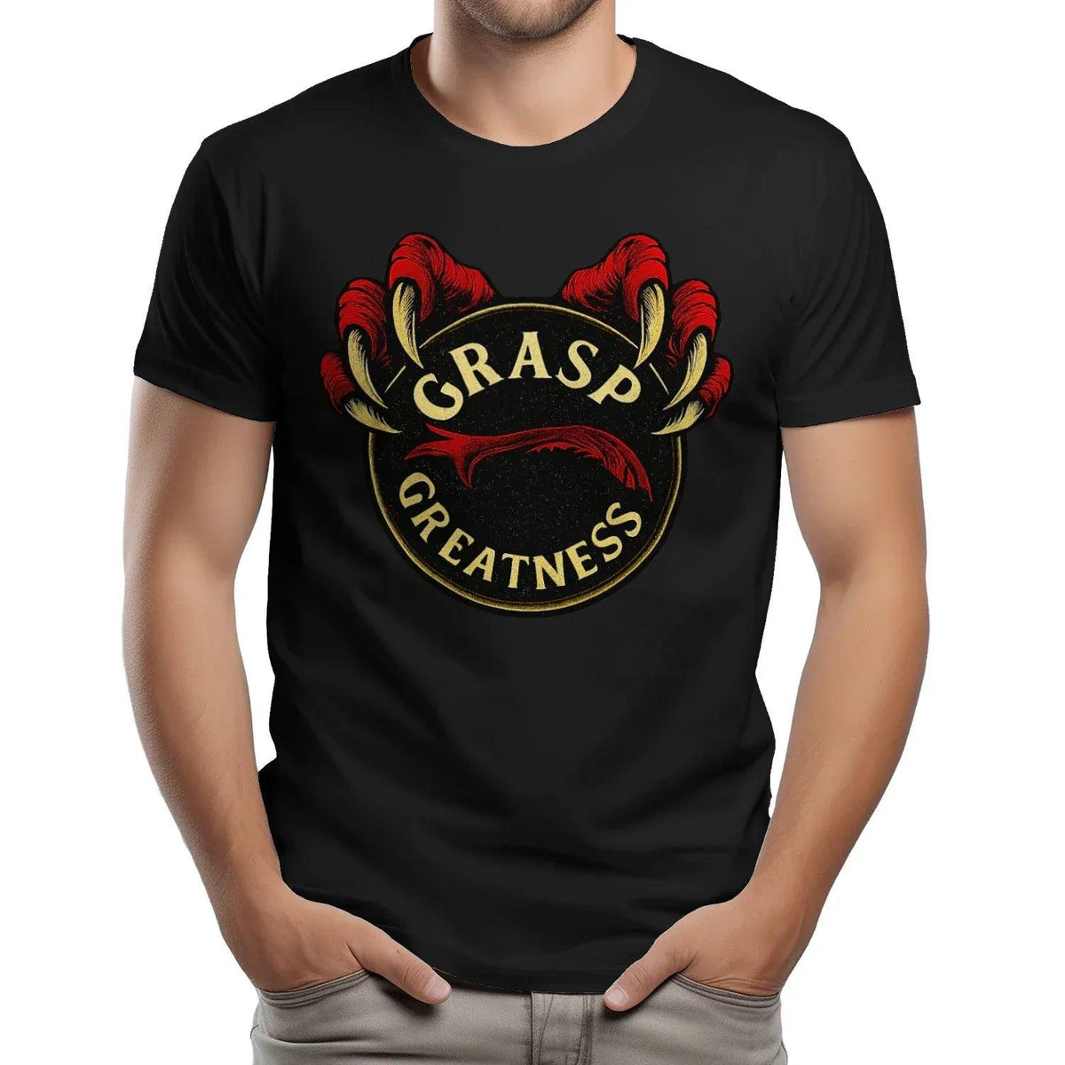 Grasp Greatness Welsh Dragon T-Shirt – Heritage Graphic Tee - Celtic Wolfwear