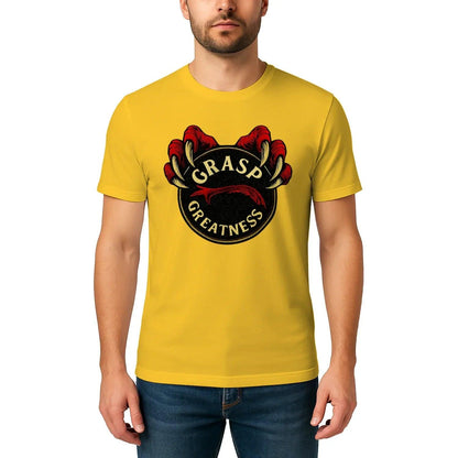 Grasp Greatness Welsh Dragon T-Shirt – Heritage Graphic Tee - Celtic Wolfwear
