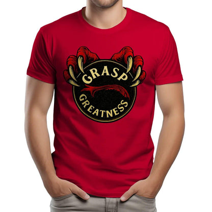 Grasp Greatness Welsh Dragon T-Shirt – Heritage Graphic Tee - Celtic Wolfwear