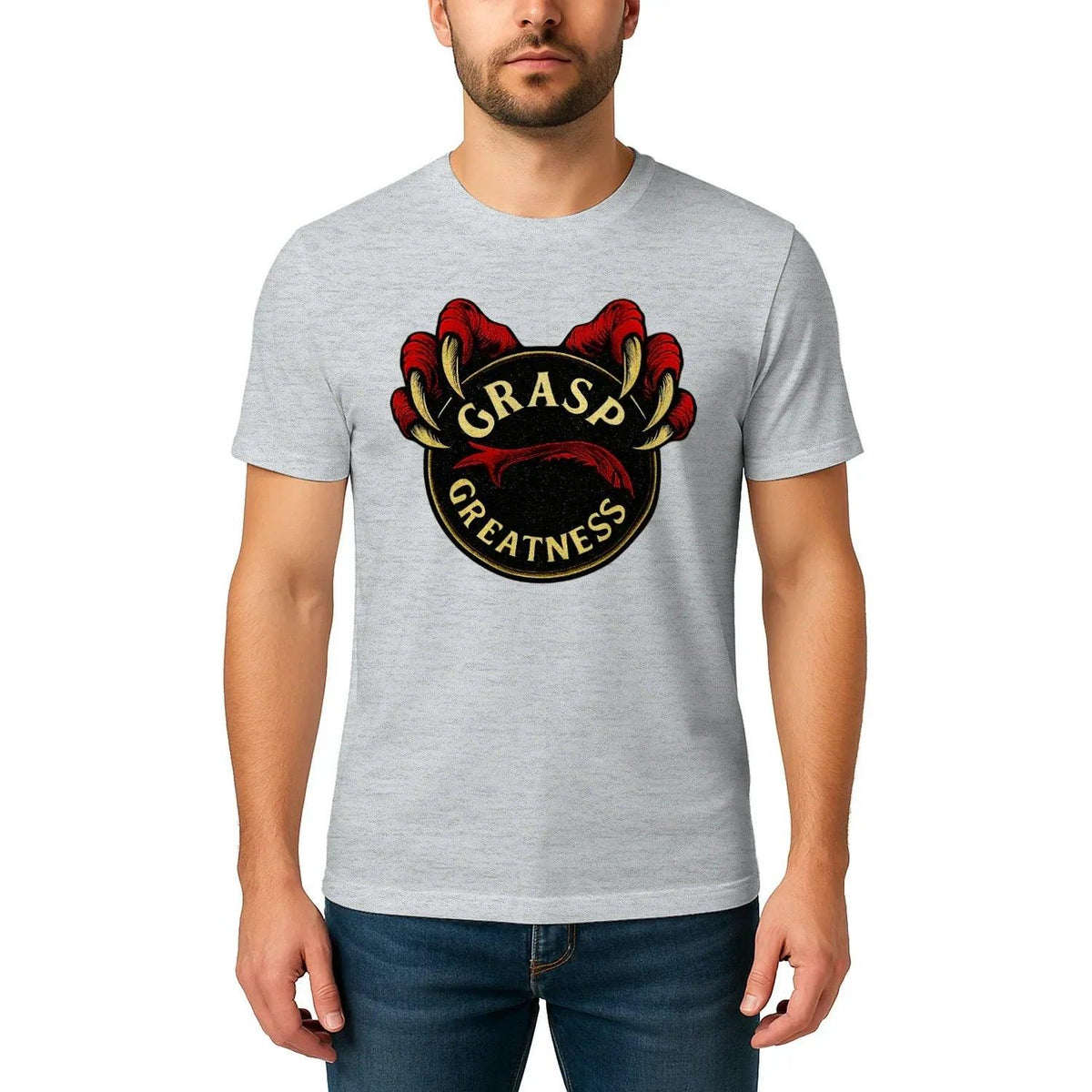 Grasp Greatness Welsh Dragon T-Shirt – Heritage Graphic Tee - Celtic Wolfwear