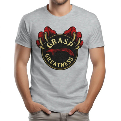 Grasp Greatness Welsh Dragon T-Shirt – Heritage Graphic Tee - Celtic Wolfwear
