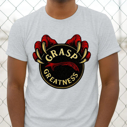 Grasp Greatness Welsh Dragon T-Shirt – Heritage Graphic Tee - Celtic Wolfwear