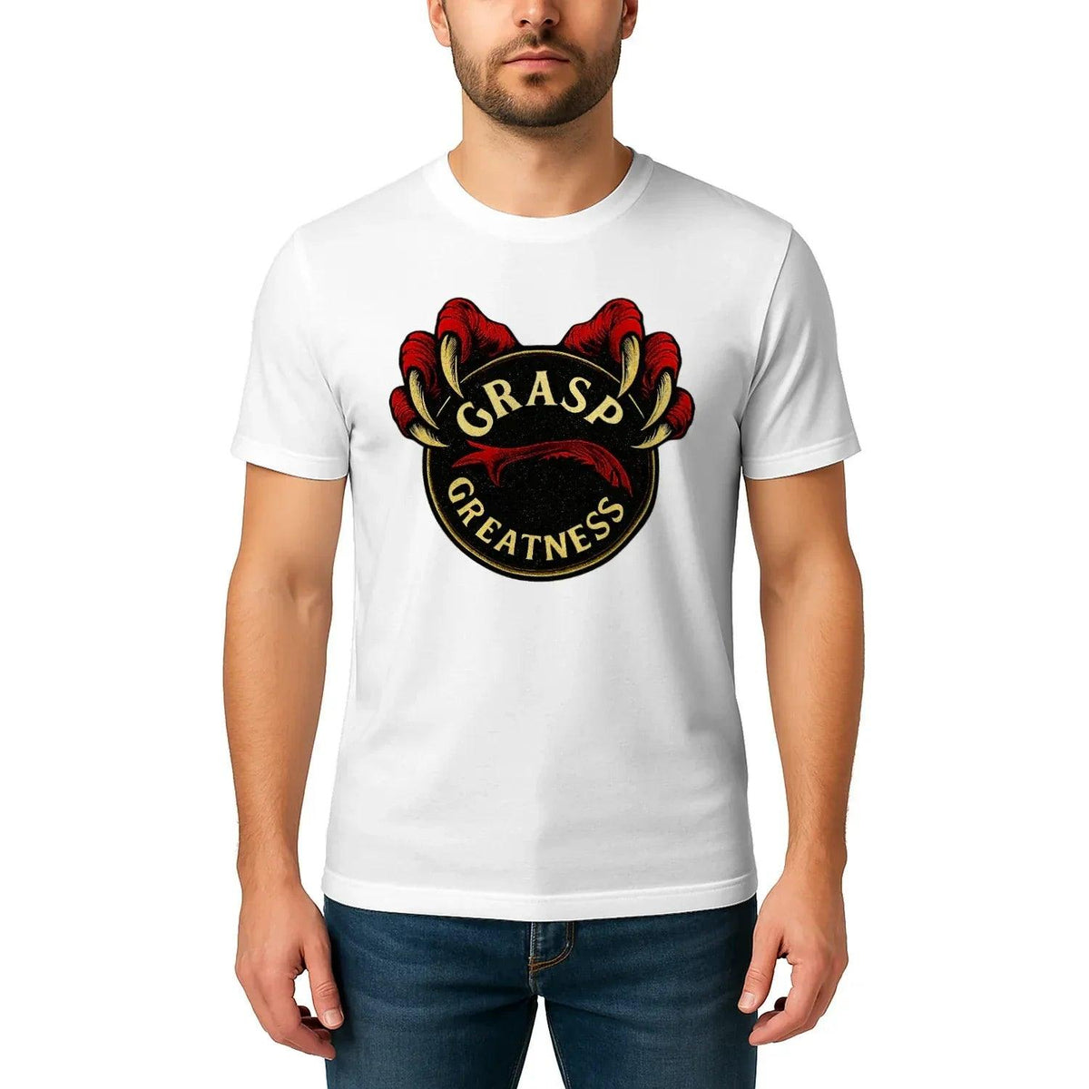 Grasp Greatness Welsh Dragon T-Shirt – Heritage Graphic Tee - Celtic Wolfwear