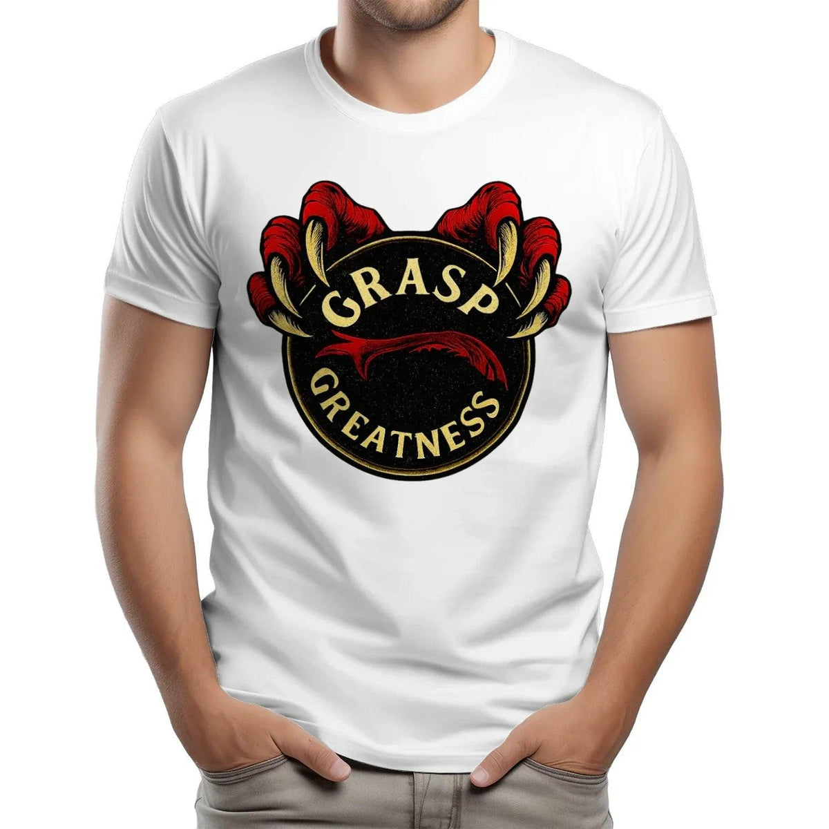 Grasp Greatness Welsh Dragon T-Shirt – Heritage Graphic Tee - Celtic Wolfwear