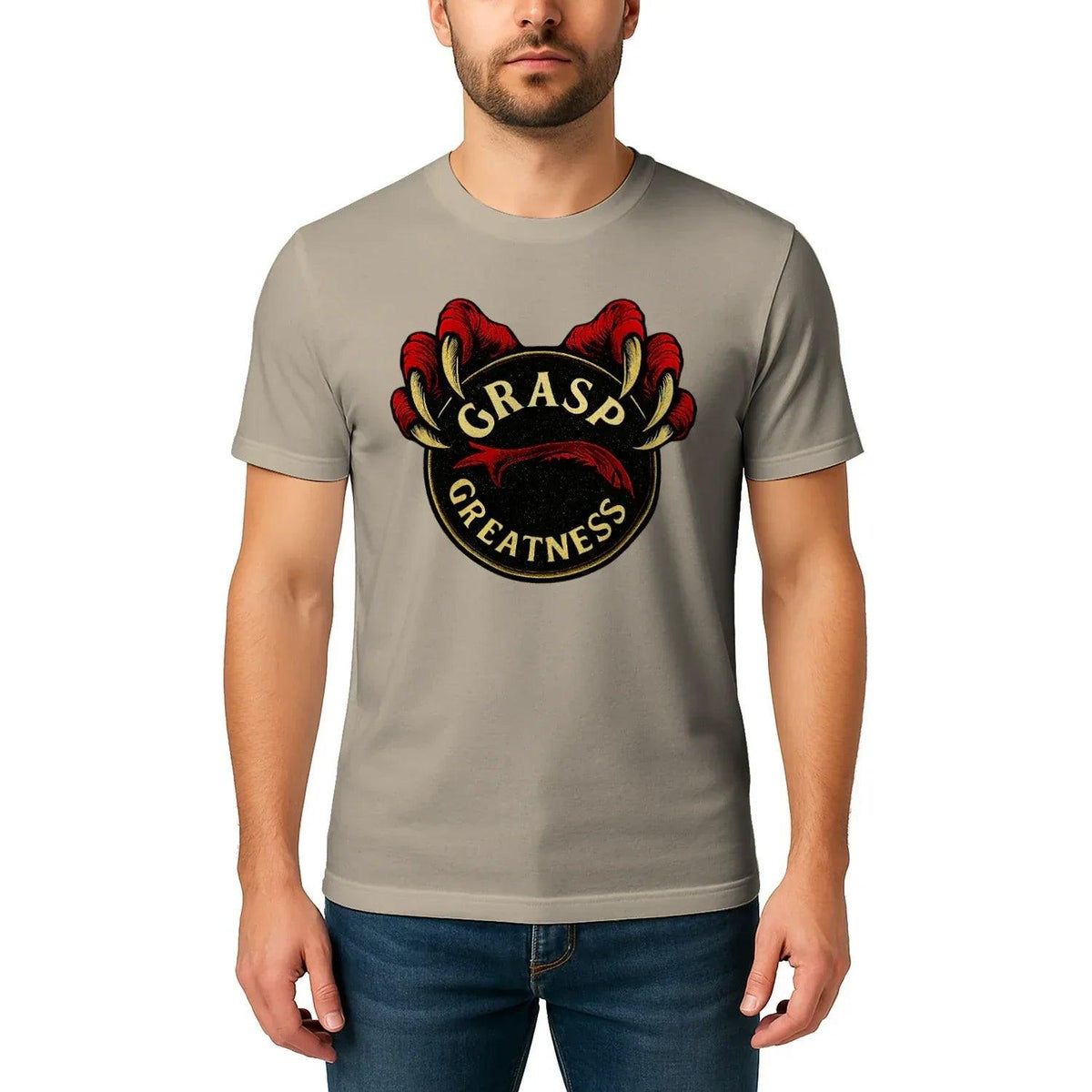Grasp Greatness Welsh Dragon T-Shirt – Heritage Graphic Tee - Celtic Wolfwear