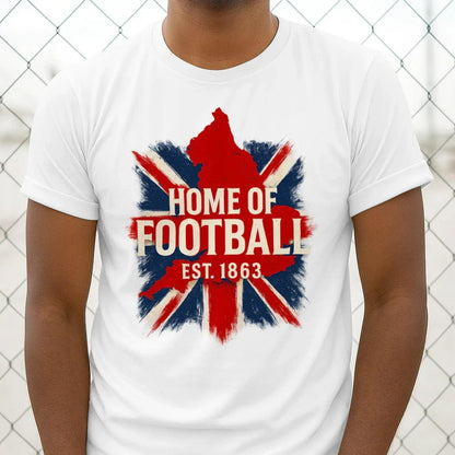 Home of Football 1863 England T-Shirt – Heritage Tee - Celtic Wolfwear
