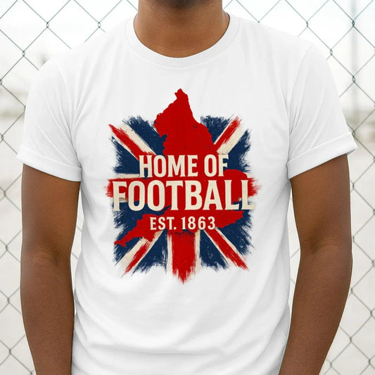 Home of Football 1863 England T-Shirt – Heritage Tee - Celtic Wolfwear