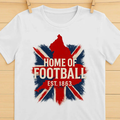 Home of Football 1863 England T-Shirt – Heritage Tee - Celtic Wolfwear