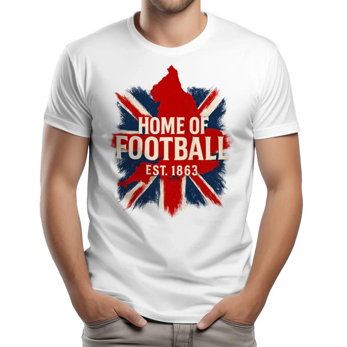 Home of Football 1863 England T-Shirt – Heritage Tee - Celtic Wolfwear