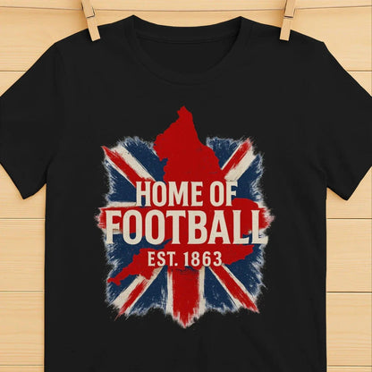 Home of Football 1863 England T-Shirt – Heritage Tee - Celtic Wolfwear