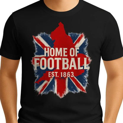 Home of Football 1863 England T-Shirt – Heritage Tee - Celtic Wolfwear