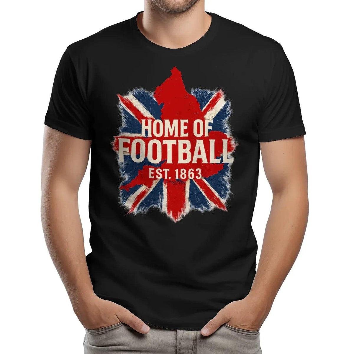 Home of Football 1863 England T-Shirt – Heritage Tee - Celtic Wolfwear
