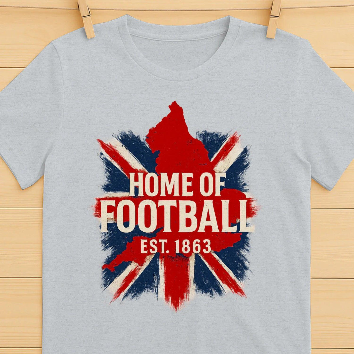Home of Football 1863 England T-Shirt – Heritage Tee - Celtic Wolfwear