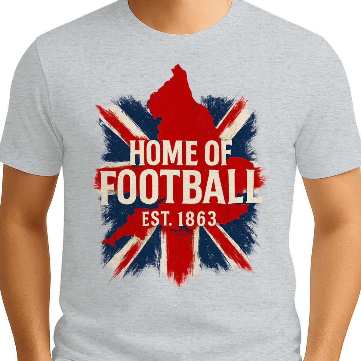 Home of Football 1863 England T-Shirt – Heritage Tee - Celtic Wolfwear