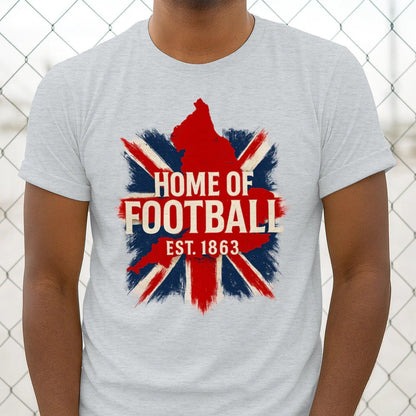 Home of Football 1863 England T-Shirt – Heritage Tee - Celtic Wolfwear