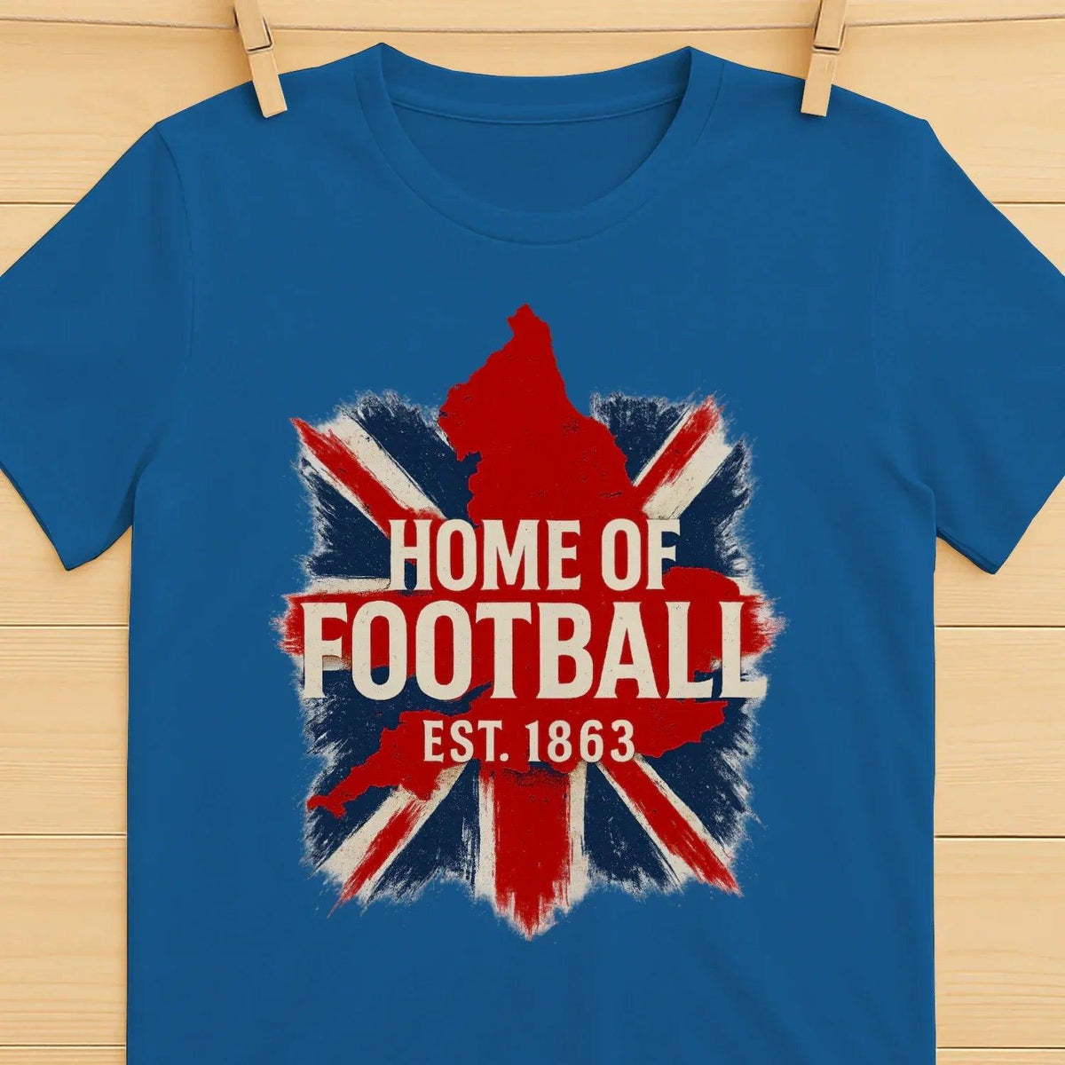 Home of Football 1863 England T-Shirt – Heritage Tee - Celtic Wolfwear