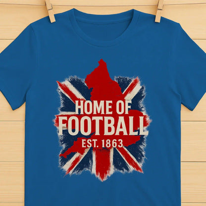 Home of Football 1863 England T-Shirt – Heritage Tee - Celtic Wolfwear