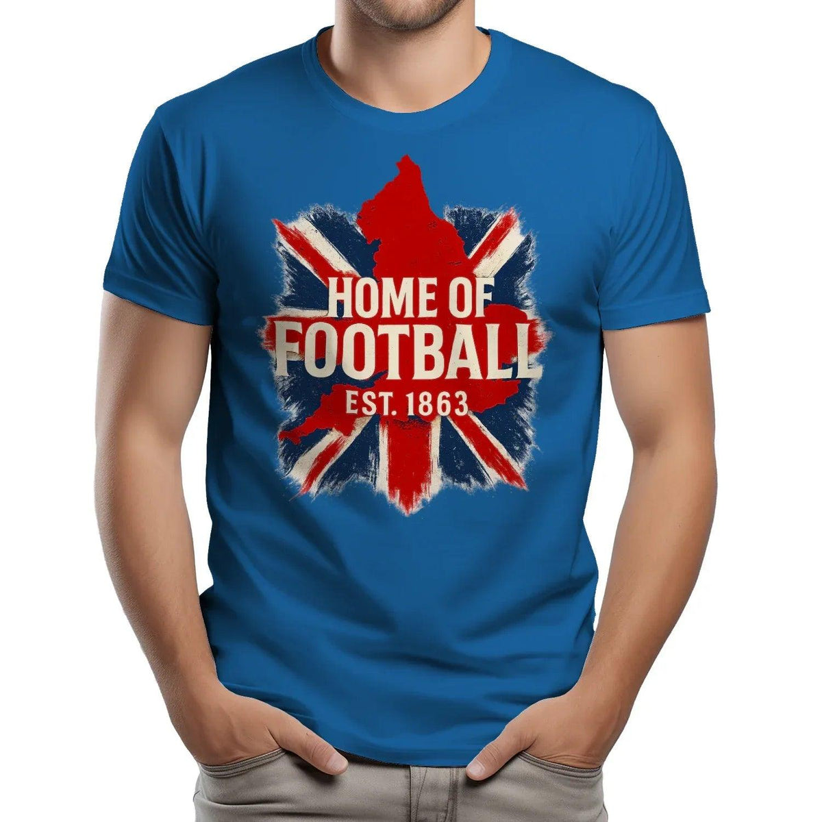 Home of Football 1863 England T-Shirt – Heritage Tee - Celtic Wolfwear