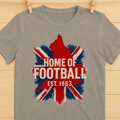 Home of Football 1863 England T-Shirt – Heritage Tee - Celtic Wolfwear