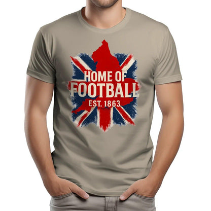 Home of Football 1863 England T-Shirt – Heritage Tee - Celtic Wolfwear