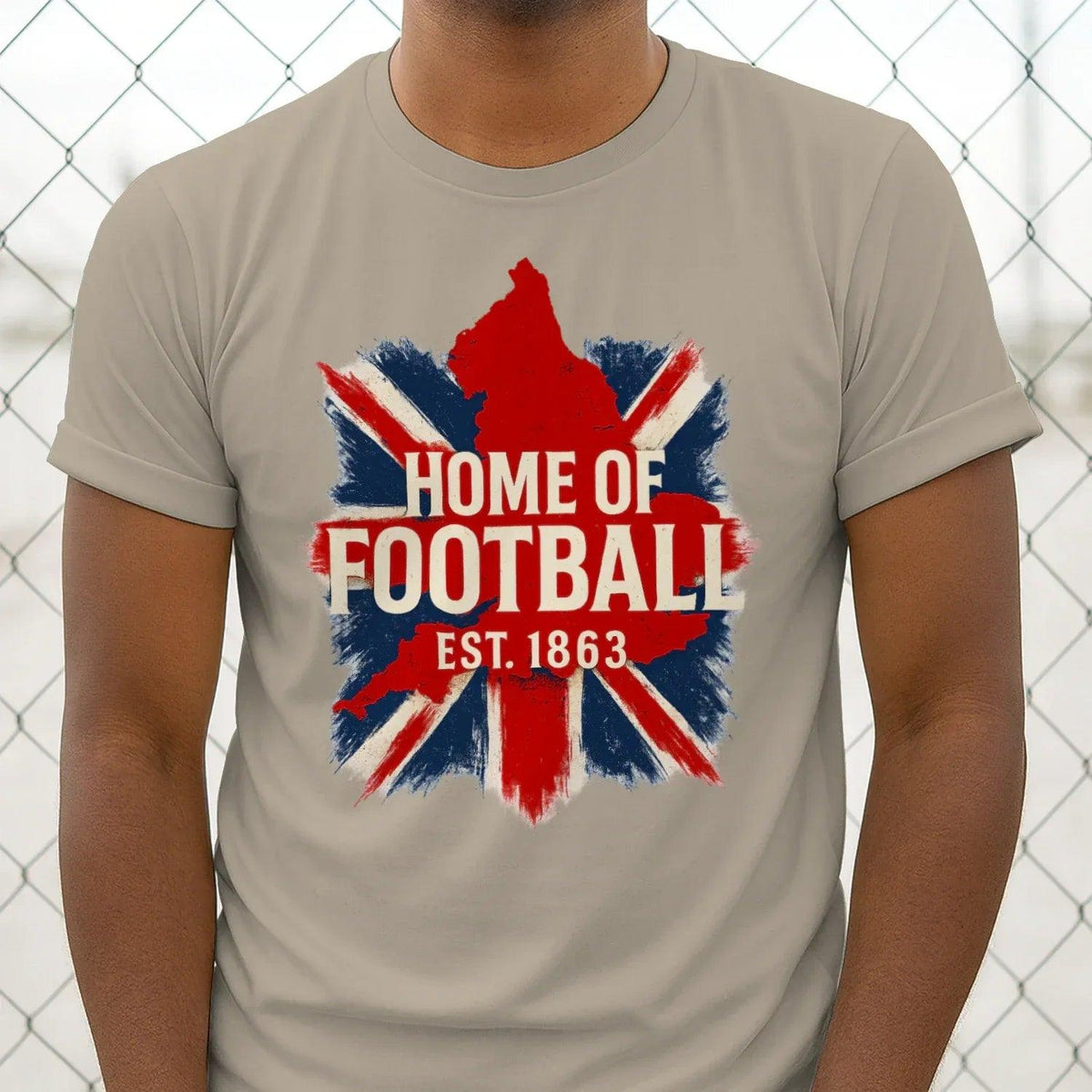Home of Football 1863 England T-Shirt – Heritage Tee - Celtic Wolfwear