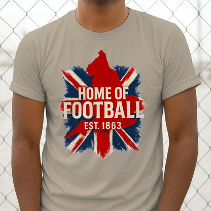 Home of Football 1863 England T-Shirt – Heritage Tee - Celtic Wolfwear