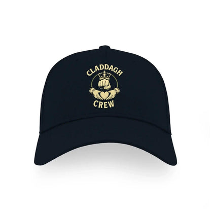 Irish 5-Panel Cap - Claddagh Crew, Adjustable Headwear - Celtic Wolfwear