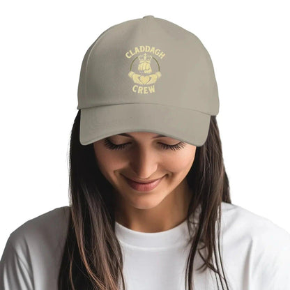 Irish 5-Panel Cap - Claddagh Crew, Adjustable Headwear - Celtic Wolfwear