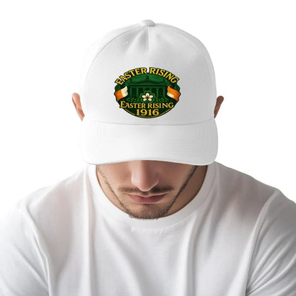 Irish 5-Panel Cap - Easter Rising, Adjustable Headwear - Celtic Wolfwear