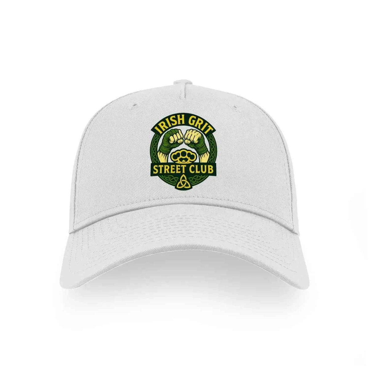 Irish 5-Panel Cap - Grit Street Club, Matchday Headwear - Celtic Wolfwear